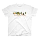 タキビタントウの森、テント、熊とその焚き火 Regular Fit T-Shirt