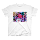 ackey-photoのPink Rose スタンダードTシャツ