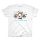 coeur.yu（クードットユー）のそれでは聴いてください「I CAN'T LIVE WITHOUT MUSIC」 スタンダードTシャツ