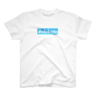 ポコどりラジオ物販コーナーの非公式エレ片ハッシュタグのボックスロゴ(青) スタンダードTシャツ