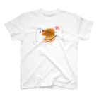 Lily bird（リリーバード）のどら焼きと文鳥ず スタンダードTシャツ