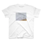 夏休みの雪だるまとうさぎ スタンダードTシャツ