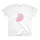 うみうしショップのとけイチゴミルクウミウシ スタンダードTシャツ