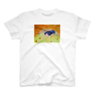 Lemongrass07の夕焼けのアリクイさん スタンダードTシャツ