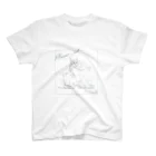 Plume-rit(プリュムリット)｛スズリ店の『Woman×Rabbit』#2 Regular Fit T-Shirt