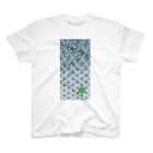 bonnylochの麻の葉White_@LightGreen Regular Fit T-Shirt