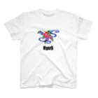 Ryu9girlの花柄紅型ふー スタンダードTシャツ