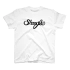 週刊少年ライジングサンズのシューグル(Shoogle)ロゴ 黒字 Regular Fit T-Shirt