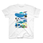 みなとまち層の小笠原の海洋生物(背景なし) スタンダードTシャツ