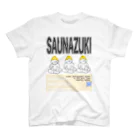 サウナハマって幸せのSAUNA好きな三人衆　〜ポスター風〜 Regular Fit T-Shirt