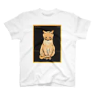 Public Domain GraphicのSitting Cat (1918)  スタンダードTシャツ