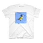 【全盲の絵描き】オバケのタムタムの【全盲の画家】ルリビタキ スタンダードTシャツ