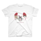 teruteQ chinchilla illustrator suzuri店のshortcake chinchilla trio スタンダードTシャツ