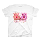 ❀花狐庵❀-HanaKoAn-の❀花狐庵❀ "Fox❀girls" スタンダードTシャツ