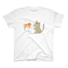 moca's  atelierの金魚とデグーpart2 スタンダードTシャツ