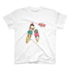 みきぞーん｜保護猫 ミッキー画伯と肉球とおともだちのrui&ram&ta-chan ice Regular Fit T-Shirt