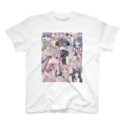 ラブ.ᐟ.ᐟチョコスプレ〜まみれクラブのコラージュ風 スタンダードTシャツ