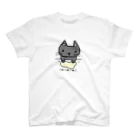 こねこねこねこのこねこねこねこ(灰) スタンダードTシャツ