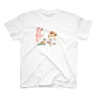 NAGOMIDA_DESIGNのえほん第３巻「うーさんとおともだち」オールメンバー スタンダードTシャツ