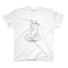 キムラプレミアム の猫のヴィーナスの誕生（単体・グレー） Regular Fit T-Shirt