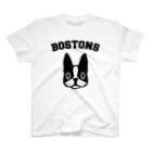 ぼすとんずのボストンテリア　BOSTONSロゴ スタンダードTシャツ