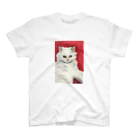 kaorimarronのしろねこさんグッズ スタンダードTシャツ