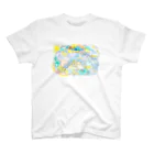 優しい世界の優しい世界の地図Tシャツ スタンダードTシャツ