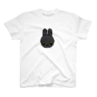 ぽんぽんのドット絵　黒うさぎ Regular Fit T-Shirt