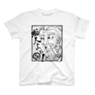 kobushi_itasanの板さんの「職人よぉ！」Tシャツ（白） スタンダードTシャツ