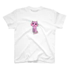 miroのピンクのねこ Regular Fit T-Shirt