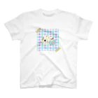 Yoru.Maruのねこあるある。ギンガムチェック Regular Fit T-Shirt