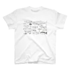 ななめやの魚群 Regular Fit T-Shirt