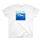 うずらうおファクトリーのクジラノホネ スタンダードTシャツ