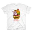 YUMEのUSAGI IN THE HAMBURGER Regular Fit T-Shirt