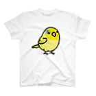 Cody the LovebirdのChubby Bird マメルリハ　イエロー スタンダードTシャツ