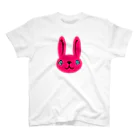 ameyoのウサギ pink スタンダードTシャツ