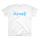 HandC のHandC  ロゴ 水色 スタンダードTシャツ