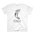 CONTE. suzuri店のT31-Venus-BL スタンダードTシャツ