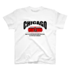 Never Say NeverのChicago～カレッジロゴ風～ Regular Fit T-Shirt