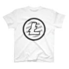 暗号資産と食べ物の仮想通貨　Litecoin　ライトコイン スタンダードTシャツ