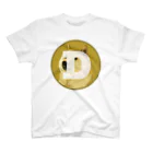 暗号資産と食べ物の仮想通貨　Dogecoin　ドージコイン Regular Fit T-Shirt