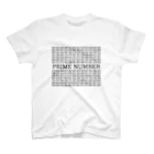 柏洋堂の素数 (Prime number)  Regular Fit T-Shirt