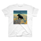 しまんちゅのA dog skydiving スタンダードTシャツ