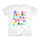 X-Dimensions team goodsのlogo arrange4 Regular Fit T-Shirt