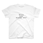 GREEDのプロポーズ用に結婚してくれますか？will you marry me? Regular Fit T-Shirt