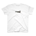 CATFIRSTのマンチカン(ブラウンタビー&ホワイト) Regular Fit T-Shirt