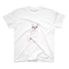 Ennpetsのピンク猫 スタンダードTシャツ