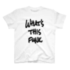 AliviostaのWhat's this funk ロゴ ヒップホップ スタンダードTシャツ