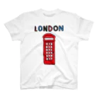ぽっぷんすたんぷ -POP’N STAMP-のロンドン電話ボックス Regular Fit T-Shirt