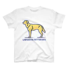 ぽっぷんすたんぷ -POP’N STAMP-のラブラドール・レトリバー・LABRADOR RETRIEVER スタンダードTシャツ